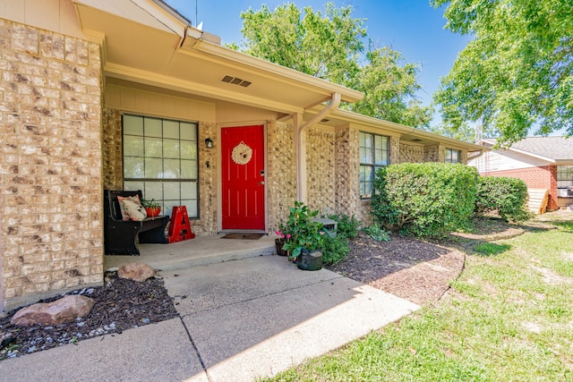 2120 Lisa Cir, Canton, TX 75103 - view of exterior entry featuring brick siding