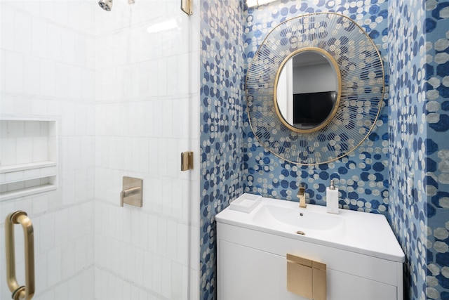 3702 Holland Ave Unit 1, Dallas, TX 75219 - bathroom with vanity
