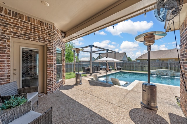 386 Cavitt Ct, Robinson, TX 76706 - view of pool with a patio area and a fenced backyard