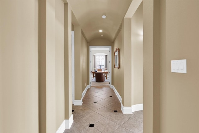 11667 Bent Creek Trl, Frisco, TX 75033 - hall with light tile patterned flooring and baseboards