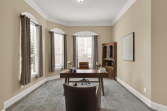 11667 Bent Creek Trl, Frisco, TX 75033 - office space featuring light colored carpet and ornamental molding