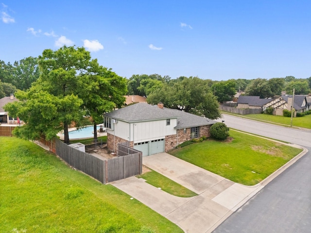 1720 Norwood Dr, Hurst, TX 76054 - view of subject property with a pool