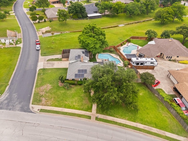 1720 Norwood Dr, Hurst, TX 76054 - bird's eye view of a pool area