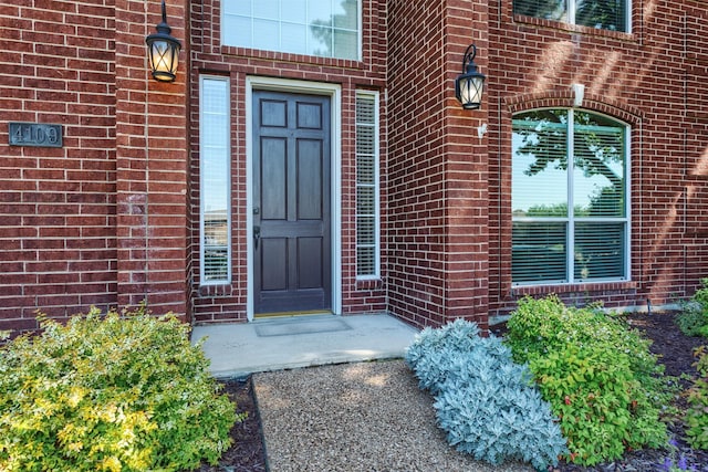 4109 Barnsley Dr, Plano, TX 75093 - entrance to property with brick siding