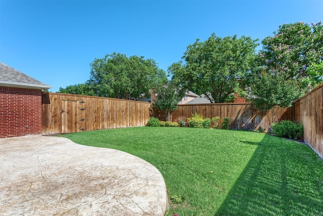 4109 Barnsley Dr, Plano, TX 75093 - view of yard with a patio