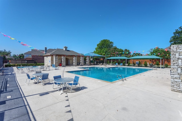 4109 Barnsley Dr, Plano, TX 75093 - community pool featuring a patio area