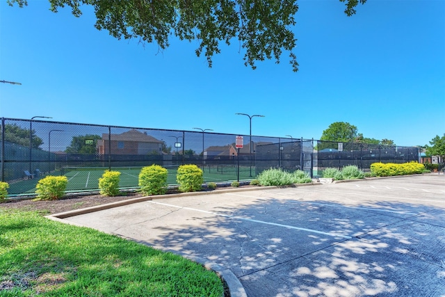 4109 Barnsley Dr, Plano, TX 75093 - view of tennis court featuring community basketball court