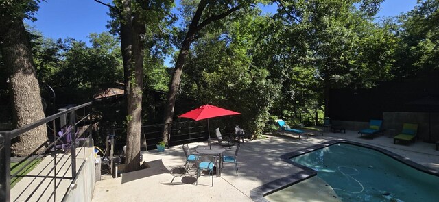 10823 Stone Canyon Rd, Dallas, TX 75230 - view of pool with a patio area