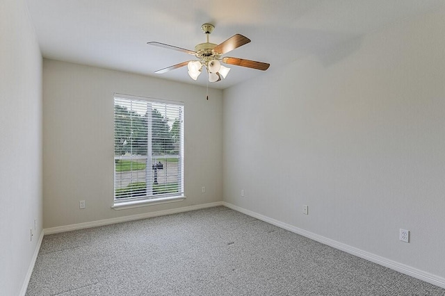 131 Crestridge Dr, Cedar Hill, TX 75104 - empty room featuring ceiling fan, carpet flooring, and baseboards