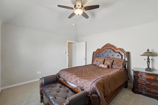 1500 Alamo Bell Way, Fort Worth, TX 76052 - carpeted bedroom with lofted ceiling and a ceiling fan