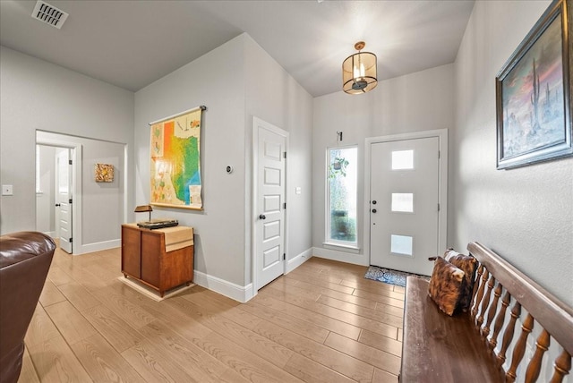 184 Lakeview Cir, Pilot Point, TX 76258 - entrance foyer with light wood-style flooring and baseboards