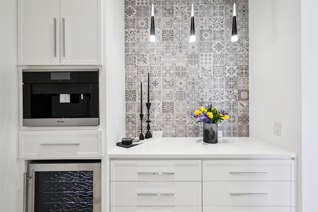 315 Oxford Pl, Coppell, TX 75019 - bar area featuring wine cooler