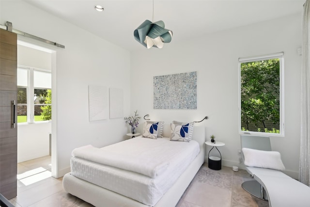 315 Oxford Pl, Coppell, TX 75019 - tiled bedroom with baseboards and recessed lighting