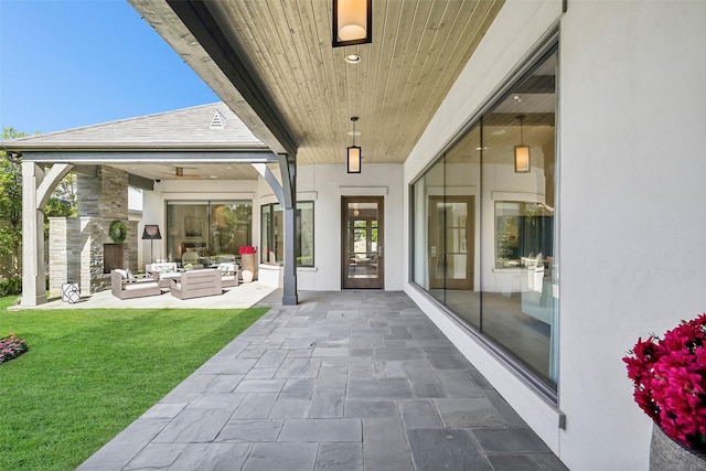 315 Oxford Pl, Coppell, TX 75019 - view of patio featuring outdoor lounge area