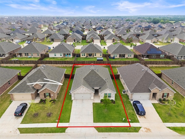 506 Cool Canyon Trl, Princeton, TX 75407 - aerial perspective of suburban area featuring property boundaries highlighted