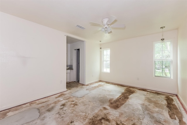 245 Straw Rd, Saginaw, TX 76179 - empty room featuring baseboards and a ceiling fan