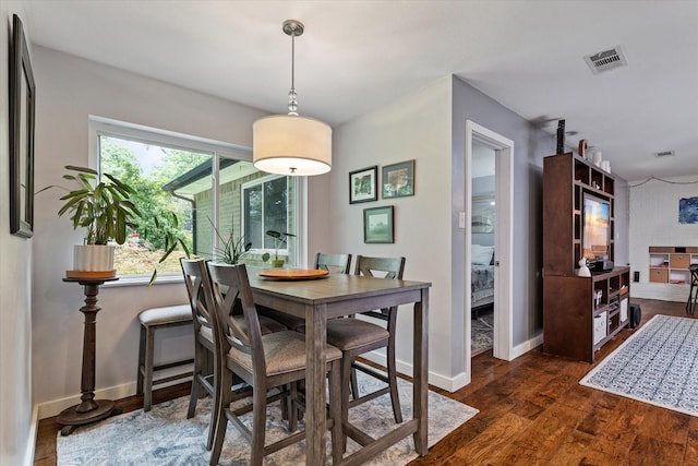 2816 Nottingham Dr, Denton, TX 76209 - dining space with wood finished floors and baseboards