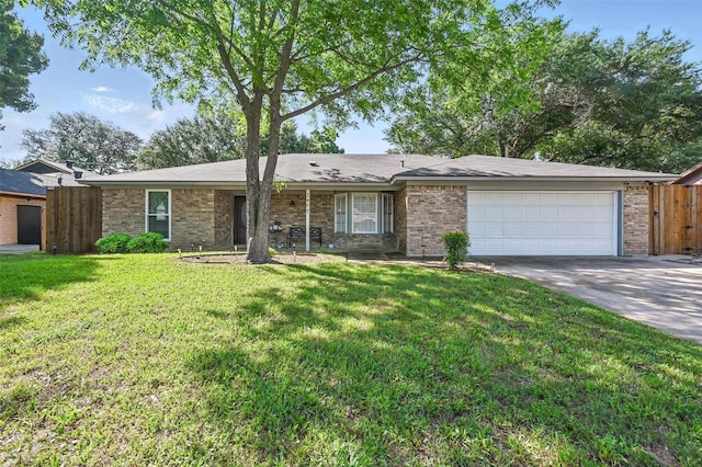 3407 Dovecreek Dr, Arlington, TX 76016 - single story home featuring driveway, an attached garage, and brick siding