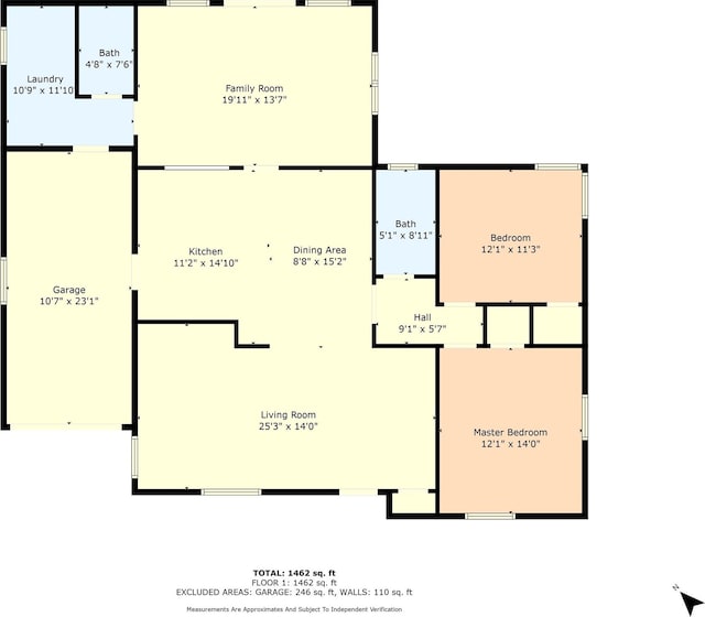 211 N 40th St, Waco, TX 76710 - floor plan / room layout
