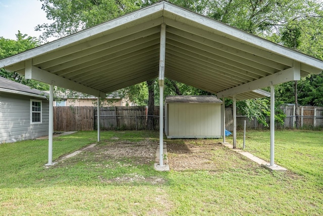 406 N Ruddell St, Denton, TX 76209 - view of yard with a detached carport