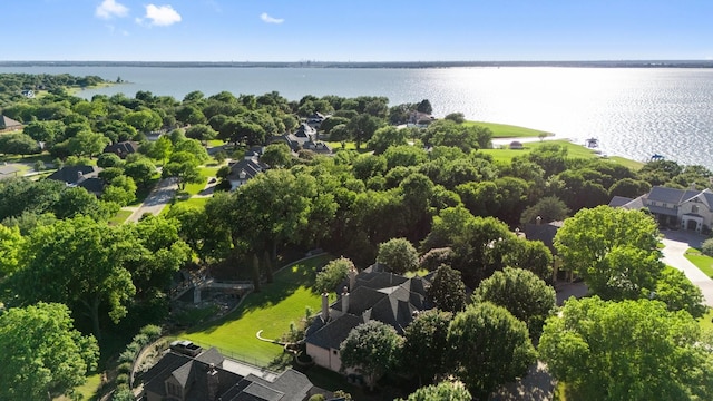 2 Terrabella Ln, Heath, TX 75032 - aerial perspective of suburban area featuring a nearby body of water