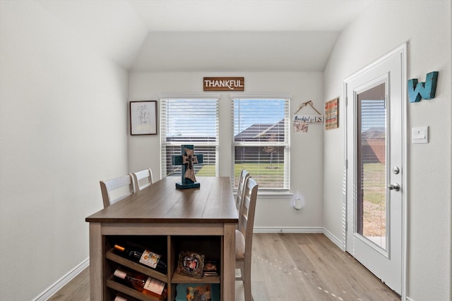 719 Dove Haven Way, Lavon, TX 75166 - dining room featuring light wood-type flooring and baseboards