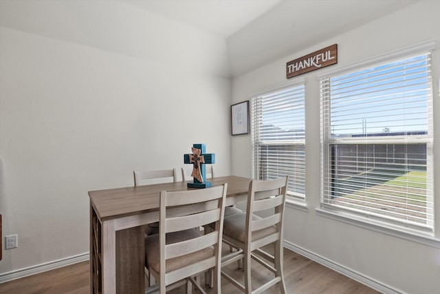719 Dove Haven Way, Lavon, TX 75166 - dining space featuring wood finished floors and baseboards
