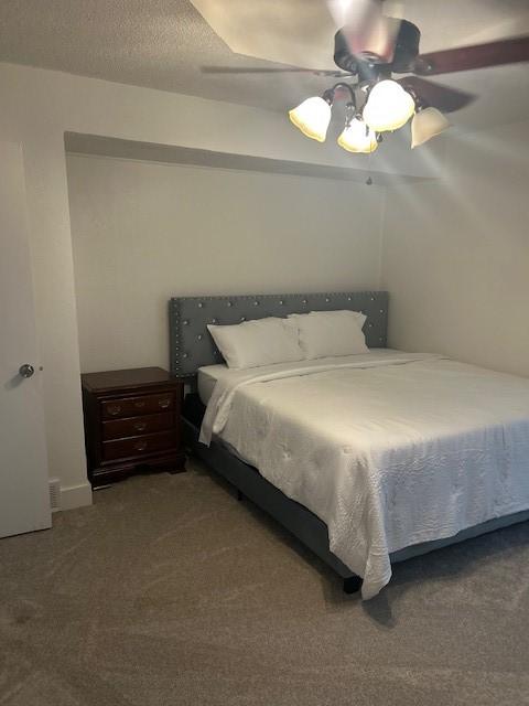 3624 Aurora St, Haltom City, TX 76117 - carpeted bedroom with ceiling fan