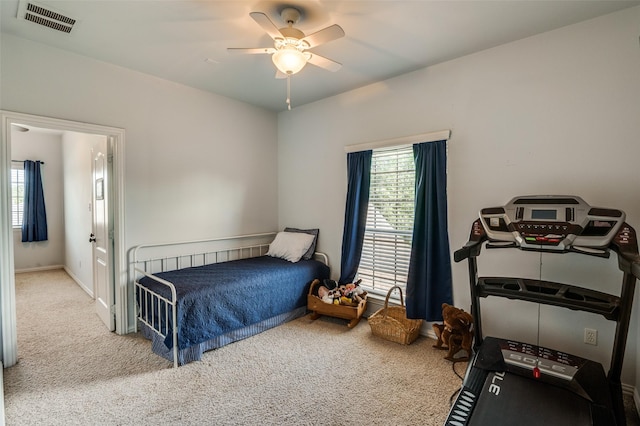 336 Maggie St, Canton, TX 75103 - carpeted bedroom with ceiling fan