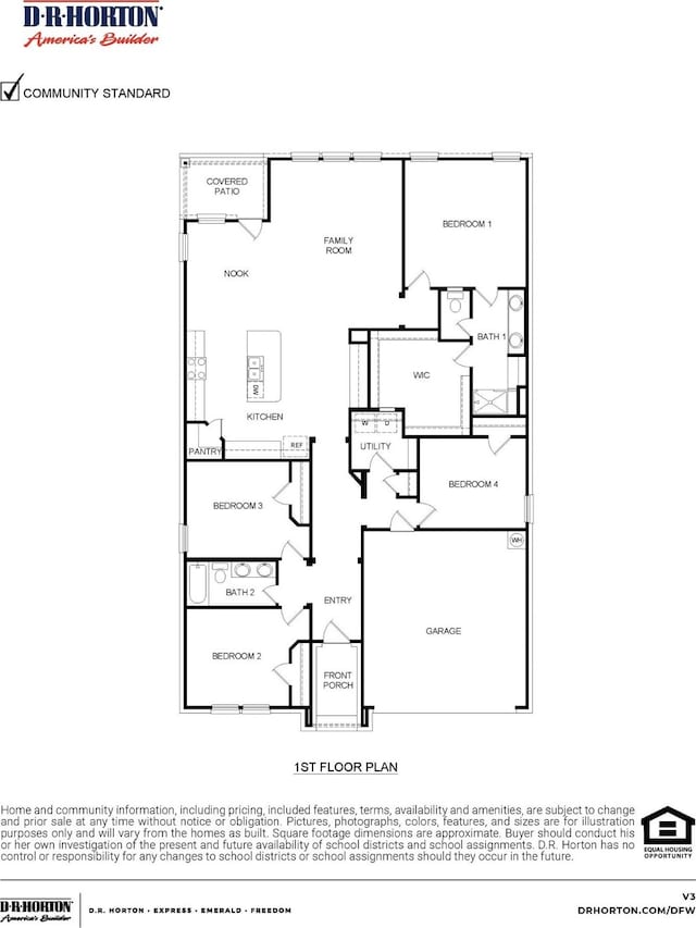 514 Big Bend Dr, Fate, TX 75087 - floor plan / room layout