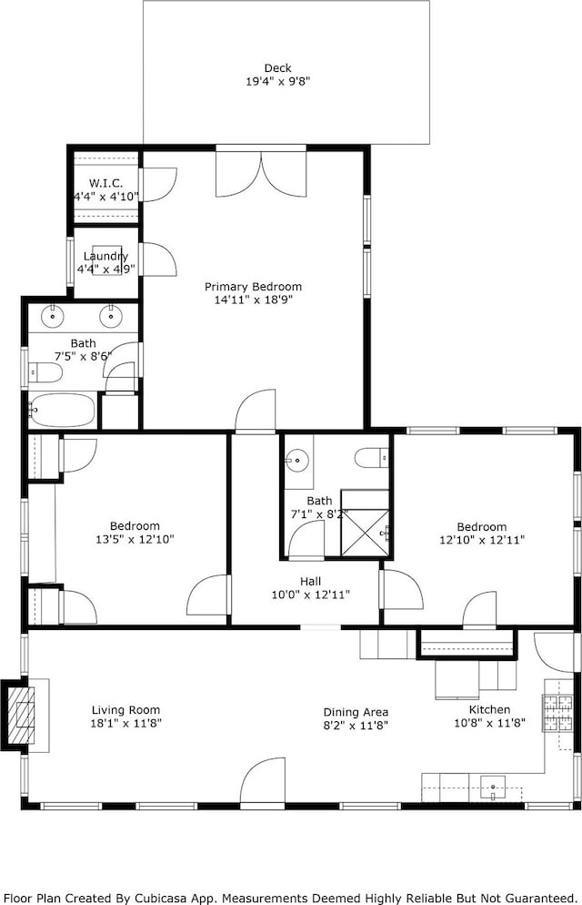 2617 Benbrook Blvd, Fort Worth, TX 76109 - property floor plan
