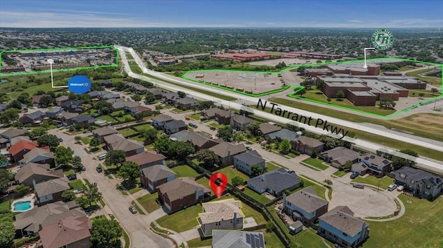 4204 Birch Creek Rd, Fort Worth, TX 76244 - aerial view of residential area