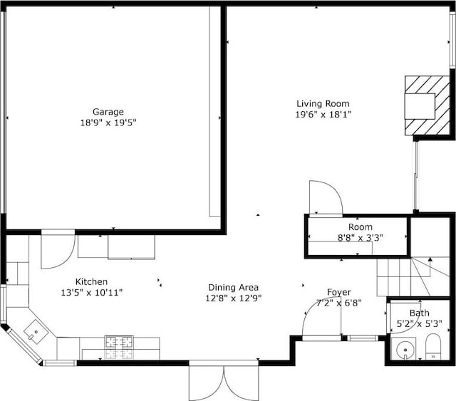 3645 Reagan St, Dallas, TX 75219 - home floor plan