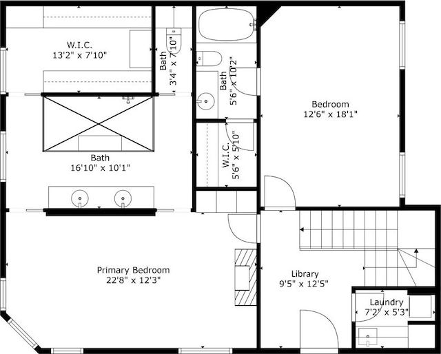 3645 Reagan St, Dallas, TX 75219 - property floor plan