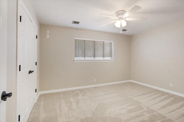131 S Imperial Dr, Denison, TX 75020 - carpeted spare room with ceiling fan and baseboards
