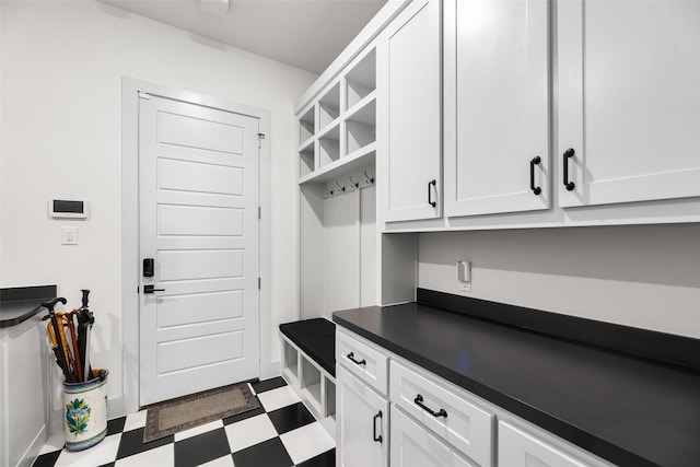 1907 Cedar Bluff Pkwy, Mansfield, TX 76063 - mudroom with dark floors and baseboards