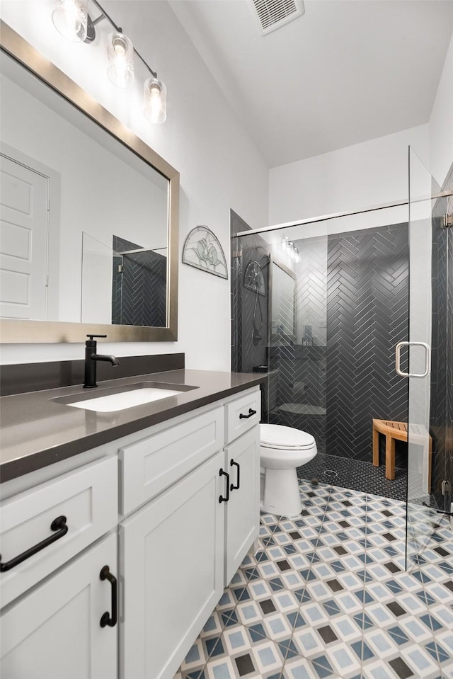 1907 Cedar Bluff Pkwy, Mansfield, TX 76063 - full bath featuring vanity, toilet, and a stall shower