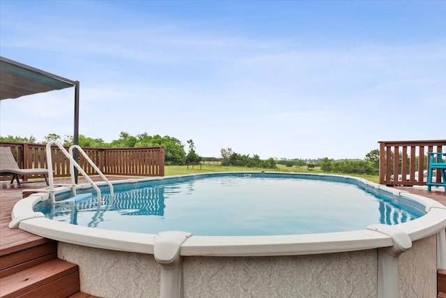 160 Brandy Hill Rd, Lorena, TX 76655 - swimming pool featuring a wooden deck