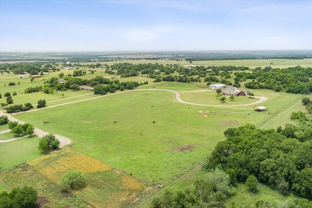 160 Brandy Hill Rd, Lorena, TX 76655 - overview of rural landscape