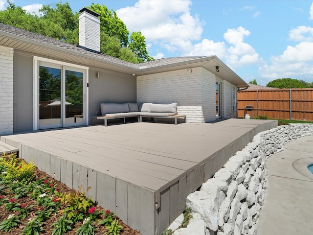7724 Meadowhaven Dr, Dallas, TX 75254 - view of wooden terrace