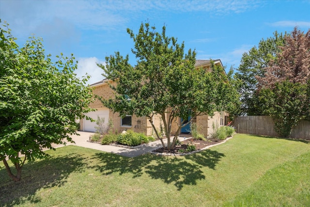 8408 Island Ct, Fort Worth, TX 76137 - view of yard featuring an attached garage