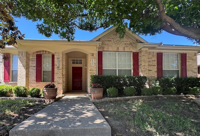 4533 Crooked Ridge Dr, The Colony, TX 75056 - view of front of house with brick siding