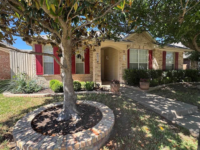 4533 Crooked Ridge Dr, The Colony, TX 75056 - view of front facade with brick siding