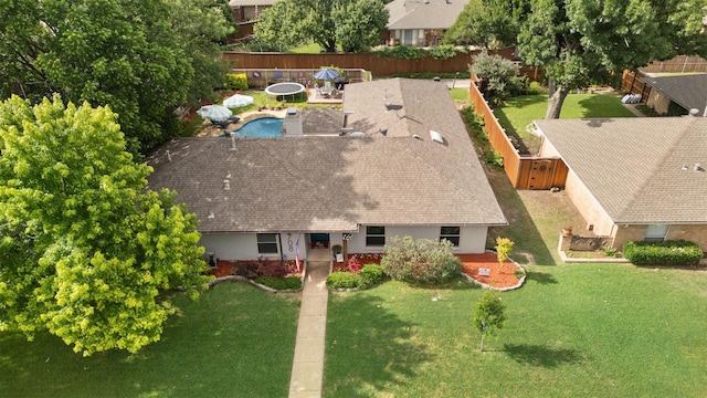 2708 Hunters Creek Dr, Plano, TX 75075 - view of subject property with a pool