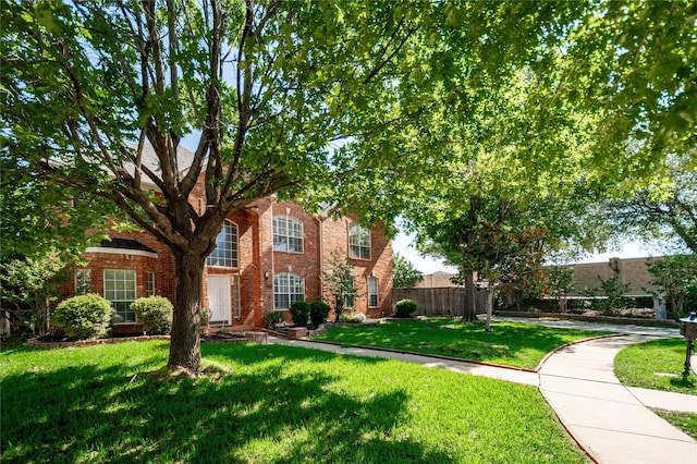 2700 Lake Crest Dr, Flower Mound, TX 75022 - view of front facade with brick siding