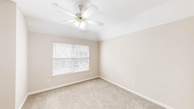 2700 Lake Crest Dr, Flower Mound, TX 75022 - empty room with carpet flooring, baseboards, and a ceiling fan