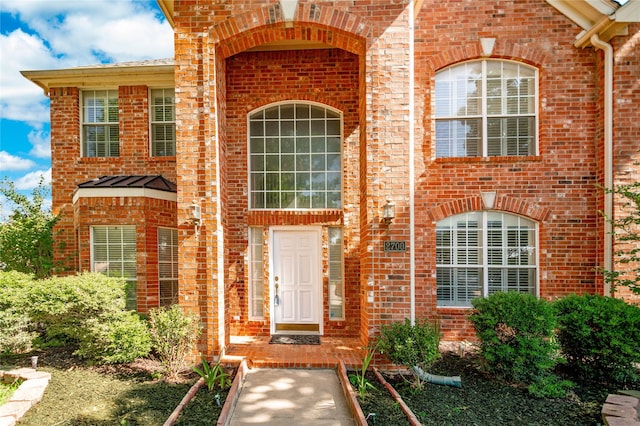 2700 Lake Crest Dr, Flower Mound, TX 75022 - view of exterior entry with brick siding