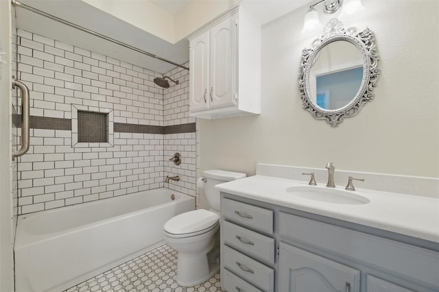 207 Johnston Blvd, Waxahachie, TX 75165 - full bath with bathtub / shower combination, vanity, and toilet