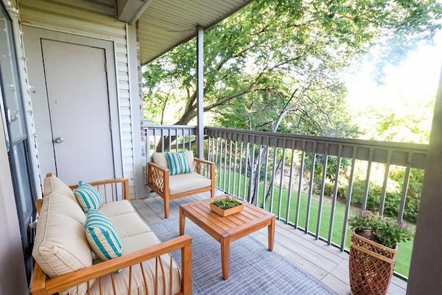 7340 Skillman St Unit 1109, Dallas, TX 75231 - balcony with an outdoor hangout area