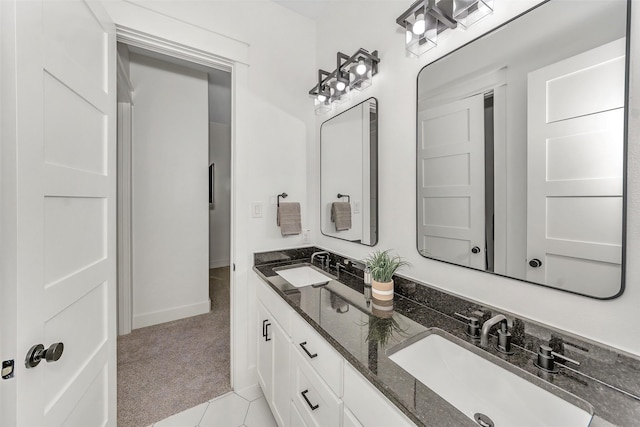 277 Schneider Rd, Sherman, TX 75090 - full bath featuring double vanity and baseboards